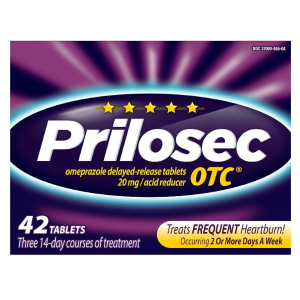 Prilosec OTC 奥美拉唑 42粒 治疗胃灼热、胃酸反流