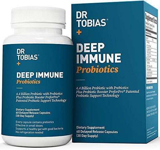 Deep Immune Probiotic - Plus Ultimate Prebiotic (Patented) - Shelf Stable