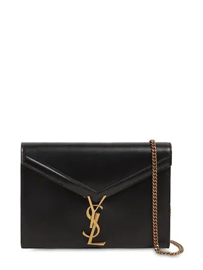 CASSANDRA LEATHER CHAIN WALLET BAG