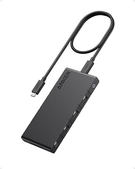 10-in-1 USB C Hub with 100W Power Delivery, Dual 4K HDMI, 4 USB-A/USB-C Ports, Ethernet, SD Card Slot for Laptops