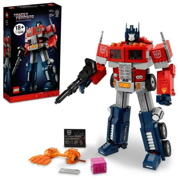 Optimus Prime 10302 Building Set Toy Set (1,508 Pieces)