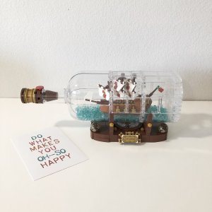 LEGO 乐高迷必备瓶中船 超具收藏意义的一款