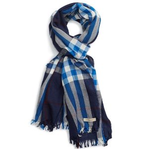 Burberry Check Print Wool & Cashmere Scarf On Sale @ Nordstrom