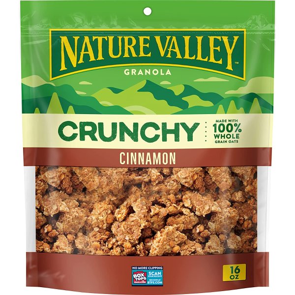 Nature Valley Granola, Granola Crunch, Cinnamon, 16 oz