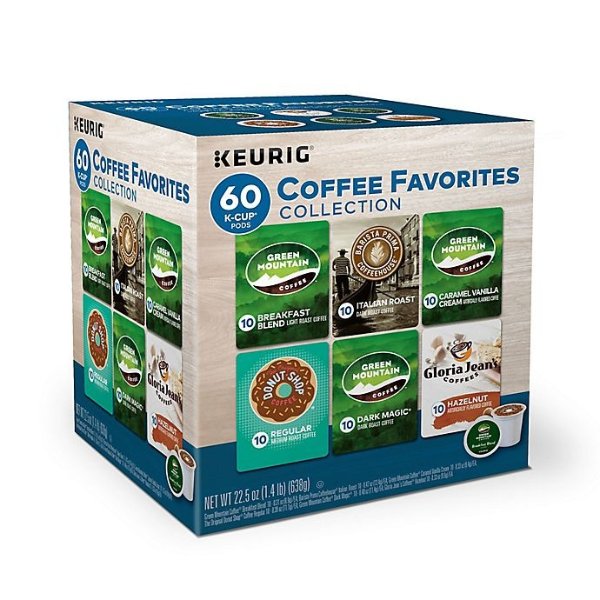 Keurig 综合品牌 K CUP咖啡胶囊 60颗