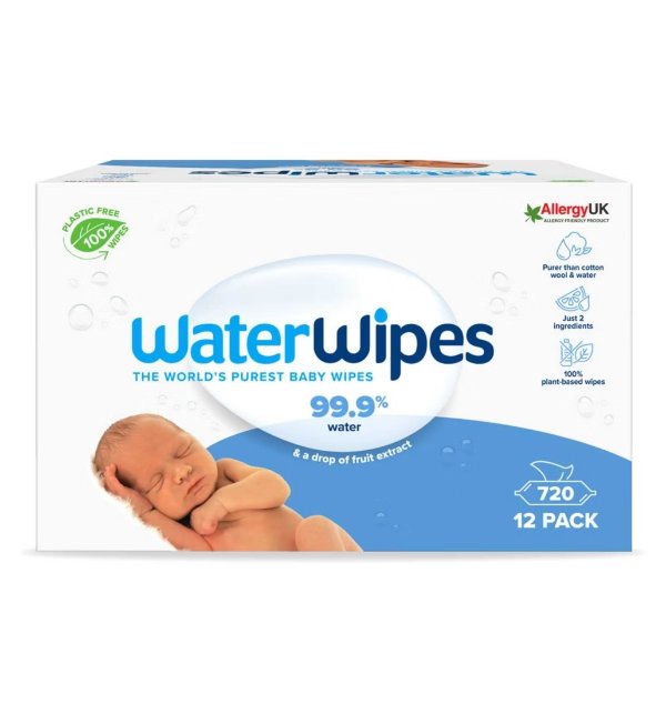 WaterWipes 无塑婴儿湿巾 12 包
