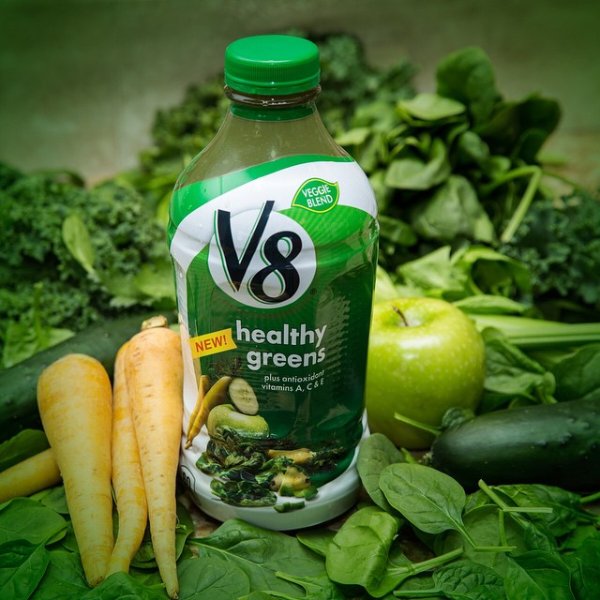 V8 Healthy Greens, 12 oz. Bottle (Pack of 12)