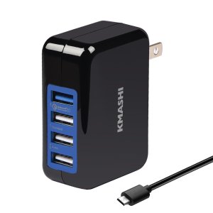 KMASHI Quick Charge 2.0 4 USB Ports Wall Charger