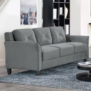 Lifestyle Solutions Ireland Sofa in Dark Grey Fabric