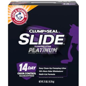 Arm & Hammer Clump & Seal Platinum Slide Cat Litter