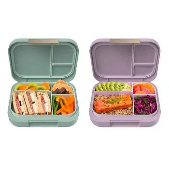 Modern Leak-Resistant Lunch Box, 2 Pack