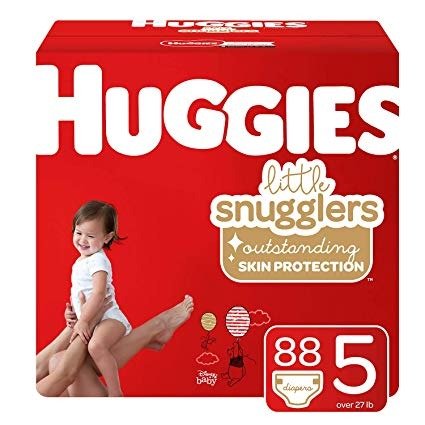 Little Snugglers Baby Diapers, Size 5, 88 Ct