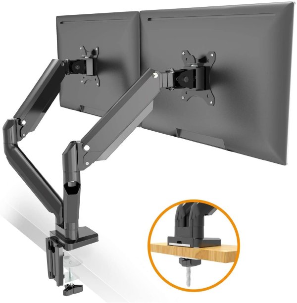 Dual Monitor Mount Stand 32" 17.6lbs