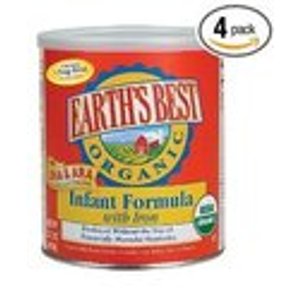 Earth's Best Organic Infant Formula w/ Iron 23-oz. 4-Pack