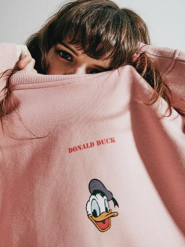 Donald Duck Sweatshirts Pink