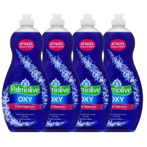 (4 Pack) Palmolive Ultra Dishwashing Liquid Dish Soap, Oxy Power Degreaser - 20 fluid ounce