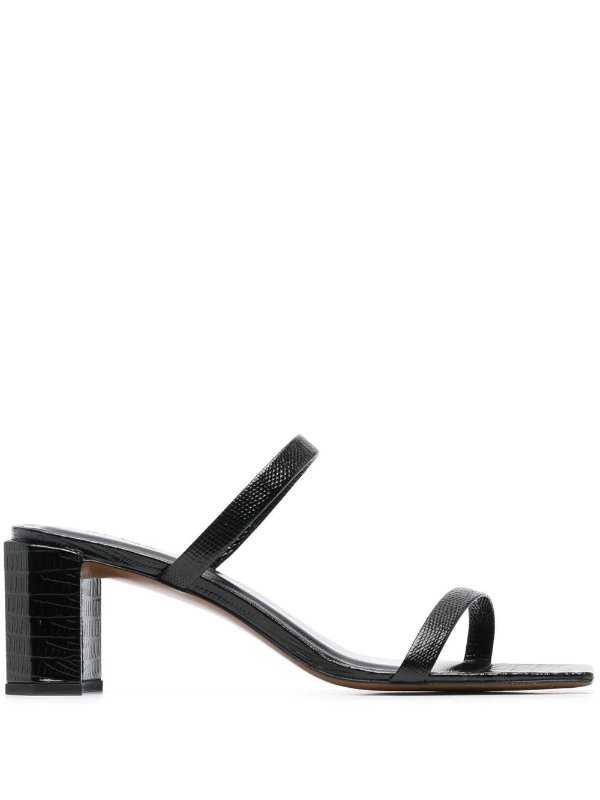 Tanya 60mm double-strap square-toe sandals