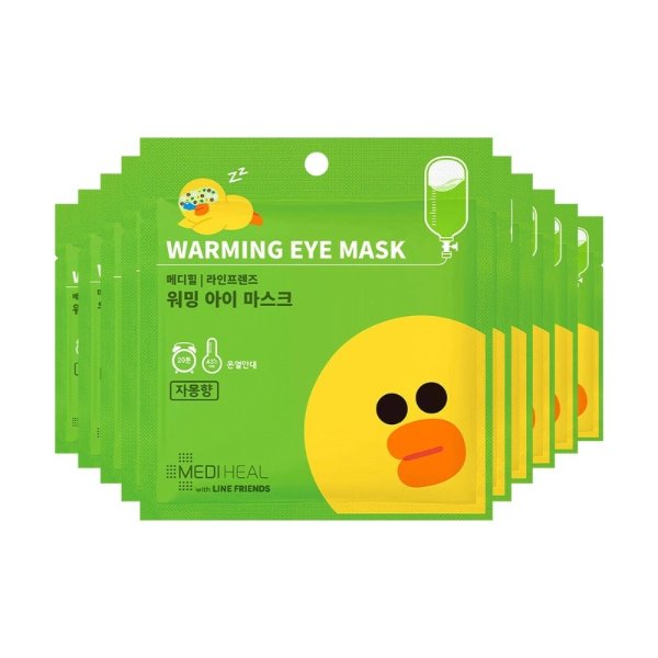 韩国MEDIHEAL美迪惠尔(可莱丝) LINE FRIENDS 蒸汽眼罩 西柚香 10枚入 - 亚米网