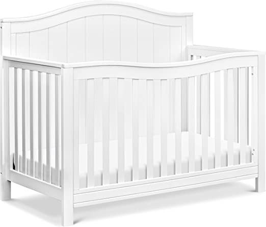 Aspen 4-in-1 Convertible Crib in White, Greenguard Gold Certified