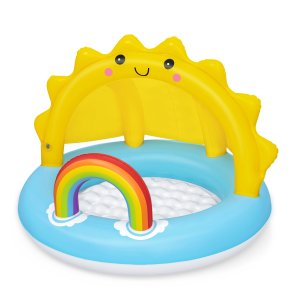Play Day Sun Shaded Round Inflatable Baby Pool 39