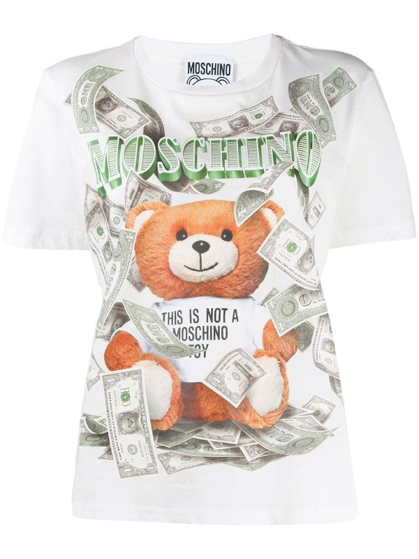 Teddy dollar print T-shirt
