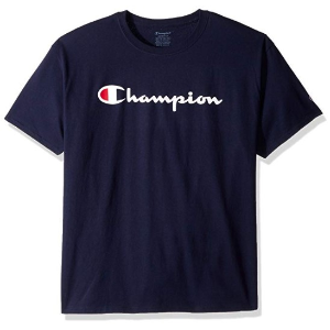 Champion 男式Classic Jersey Script 短袖T恤