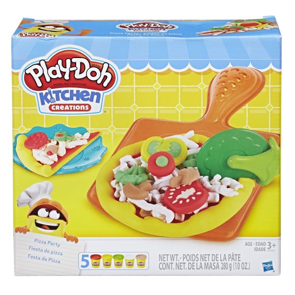 Kitchen Creations Pizza Party Food Set with 5 Cans of Dough