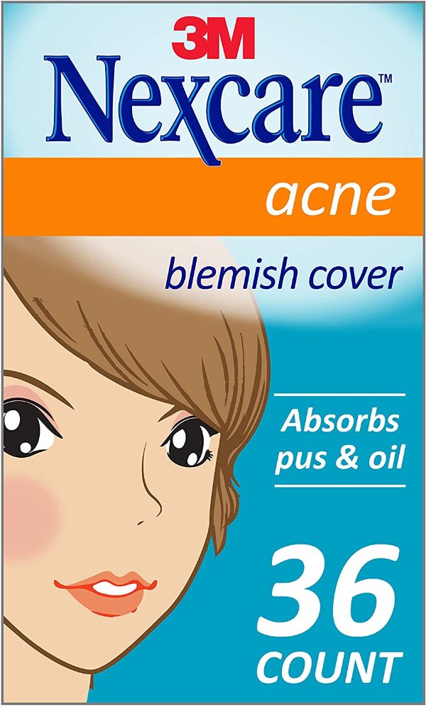 Acne Cover, Invisible, Drug Free, Clear 36 Count