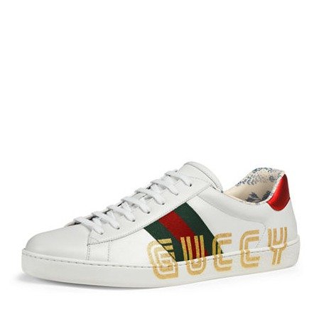 Ace Sneaker with Guccy Print