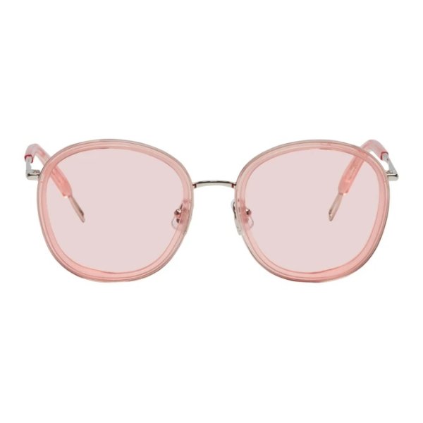 - Pink & Silver Ollie Sunglasses