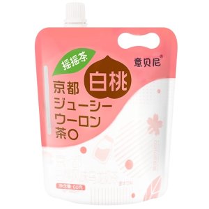 意贝尼 爆摇奶茶上新开售，京都白桃、冲绳海盐等口味可选