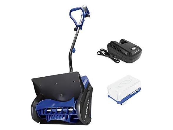 24V-SS13 24-Volt IONMAX 13-Inch, Cordless Snow Shovel Kit, (w/ 4.0-Ah Battery + Charger) Blue