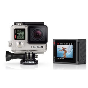 GoPro HD HERO4 4K 银色版小型运动摄影机CHDHY-401