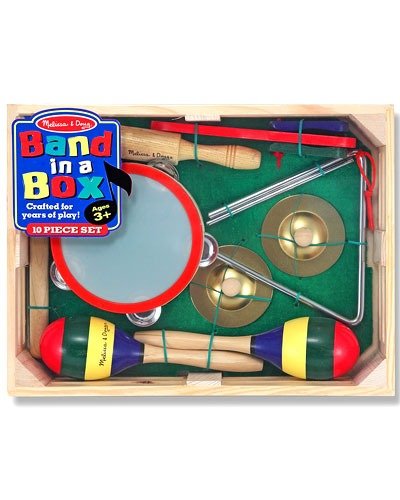Melissa & Doug "Band in a Box" 10pc Instrument Set