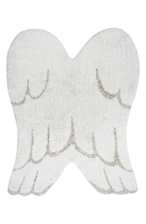Mini Wings Washable Cotton Blend Rug