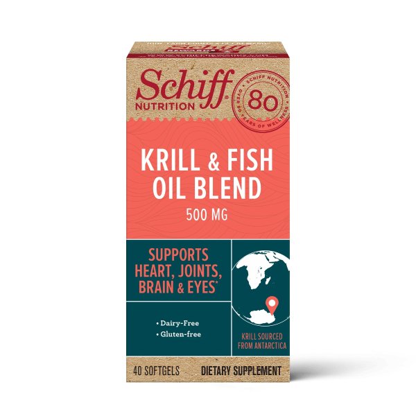 Antarctic Krill + Fish Oil Blend 500 mg 40 ct.