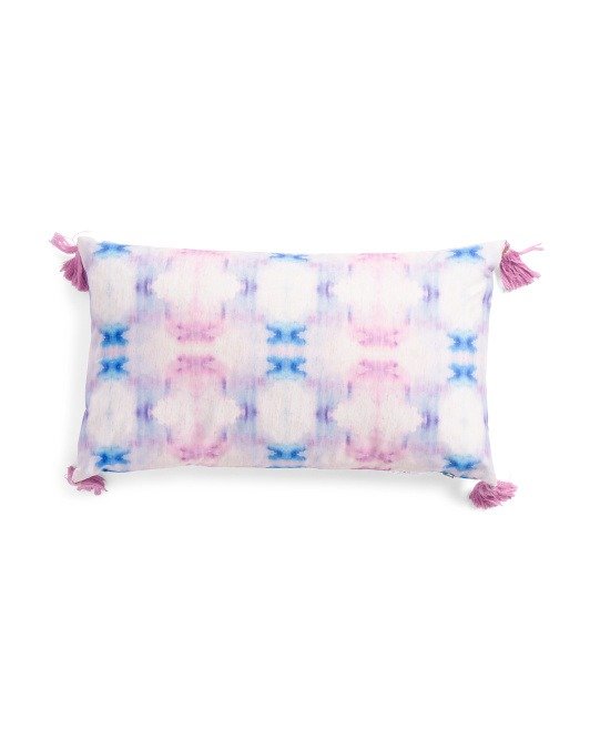 14x24 Patterned Shibori Pillow