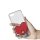 Official Merchandise by Line Friends - TATA Character Clear Case for iPhone 8 / iPhone 7, Red