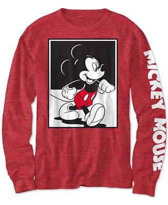 Big Boys Mickey Mouse Worldwide T-Shirt