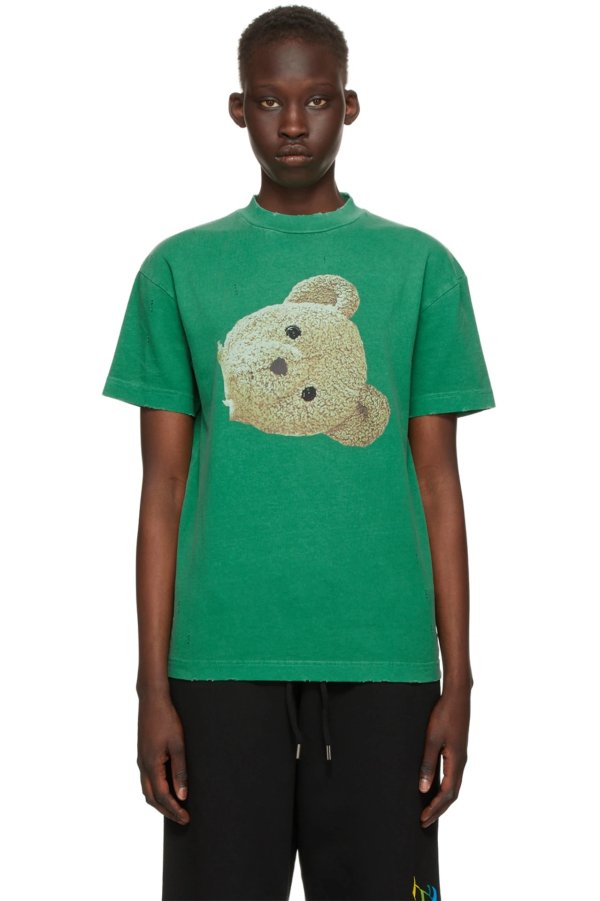 Green GD Bear Head Classic T-Shirt