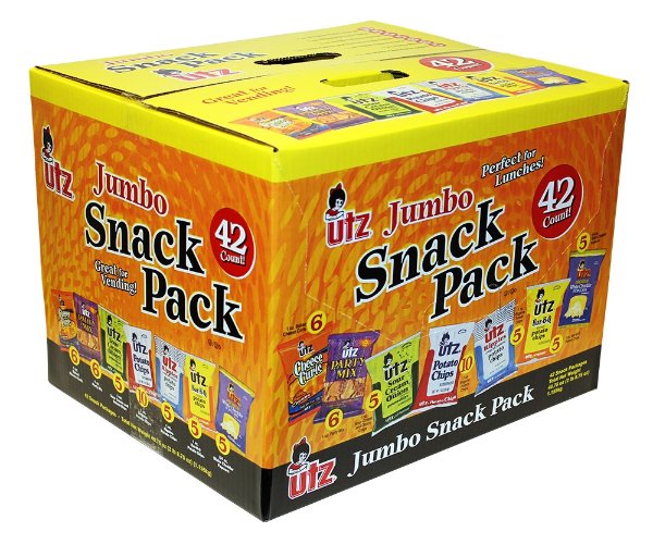 Variety Snacks Pack, 42 Ct