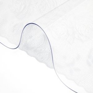 VEVOR Transparent PVC Tablecloth Waterproof Table Cover 24x60-in Desk Protector | VEVOR US