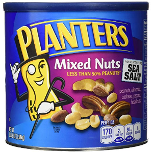Ending Soon: Planters Salted Mixed Nuts (3LB 8OZ Canister)