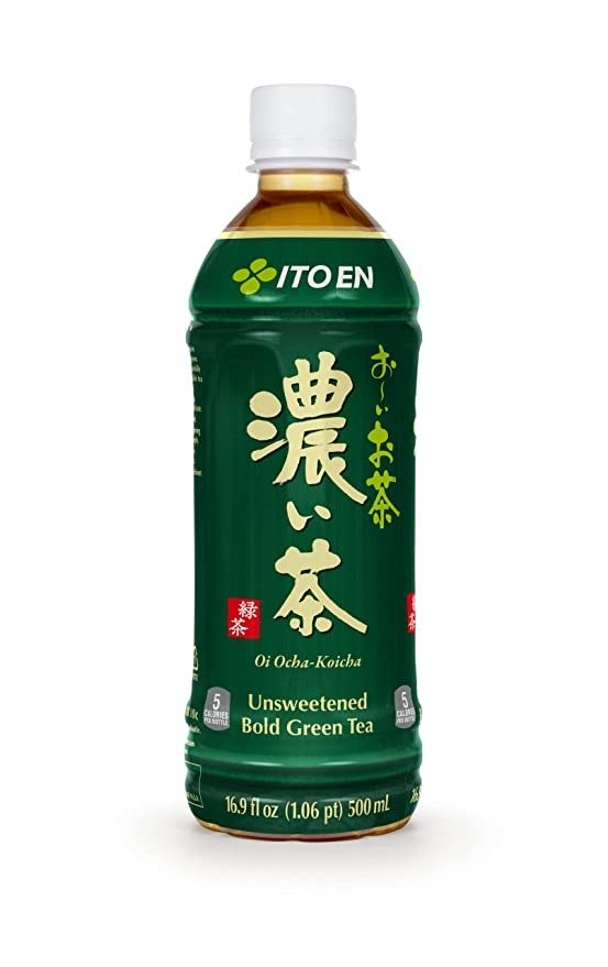 Ito En Oi Ocha Unsweetened Bold Green Tea, Unsweetened, 0 Calories, 16.9 Fluid Ounce (Pack of 12),