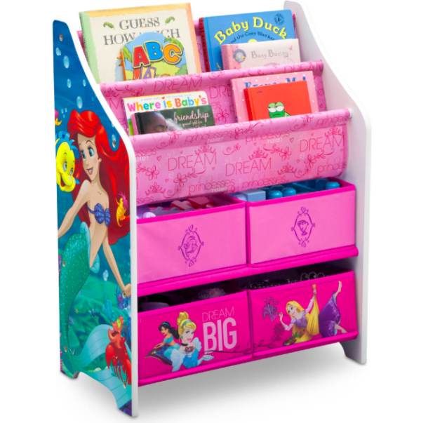 Disney Princess Book & Toy Organizer by Delta Children