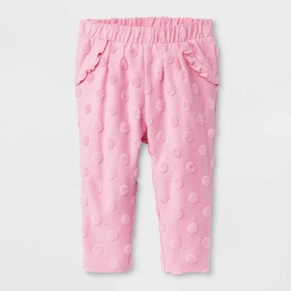 Baby Girls' Dot Print Jogger Pants - Cat & Jack&#153; Pink