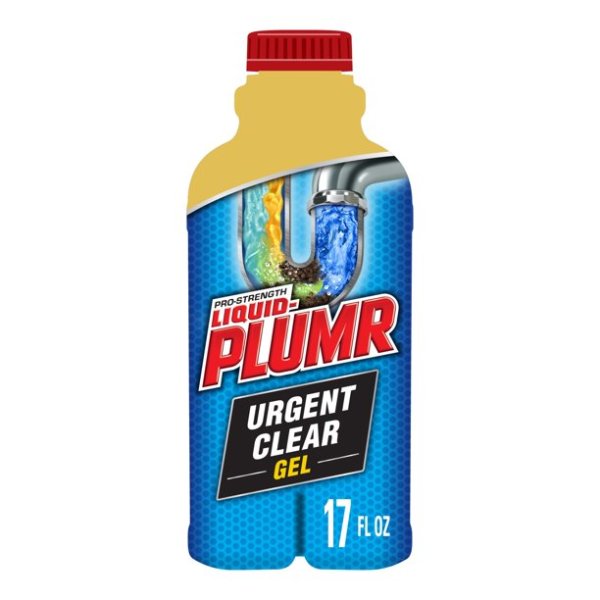 Liquid-Plumr Urgent Clear, our fastest clog remover, 17 oz