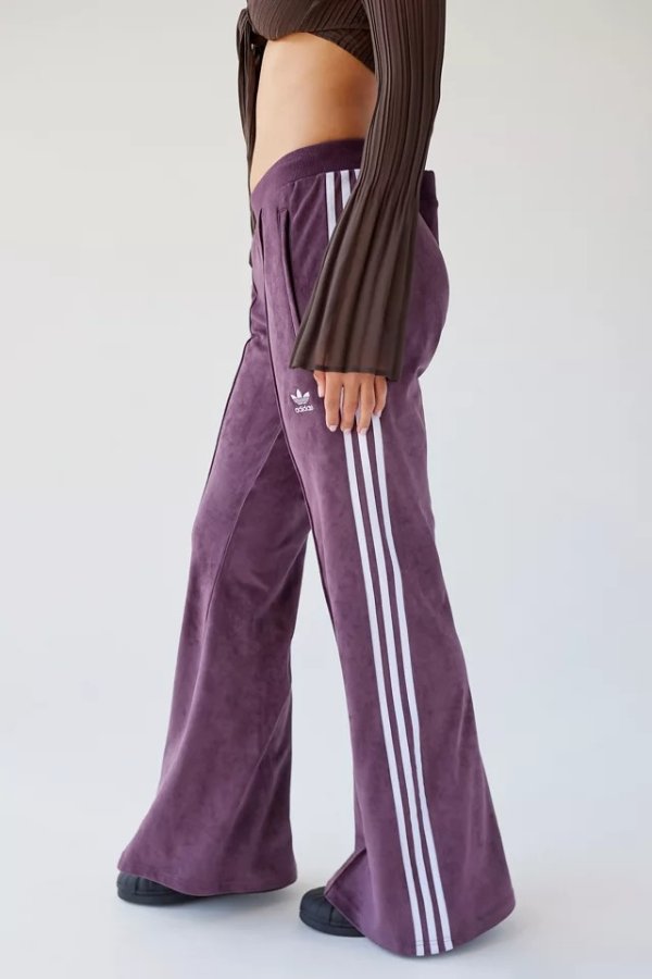 Faux Suede Track Pant