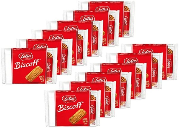 Biscoff - European Biscuit Cookies - 3.28 Ounce (Pack of 12) - 6 Two-Packs per Retail Pack - non GMO Project Verified + Vegan