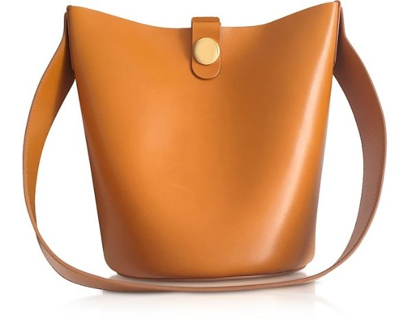Shiny Saddle Leather The Swing Bag